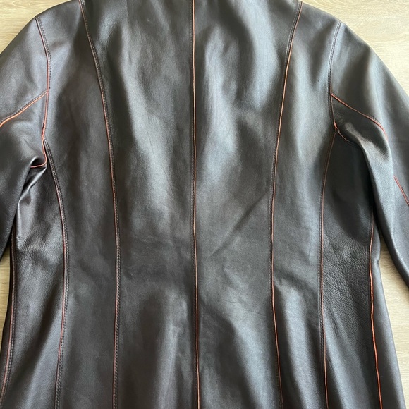 Chico's Jacket 100% Leather Size M 8 - Picture 10 of 10